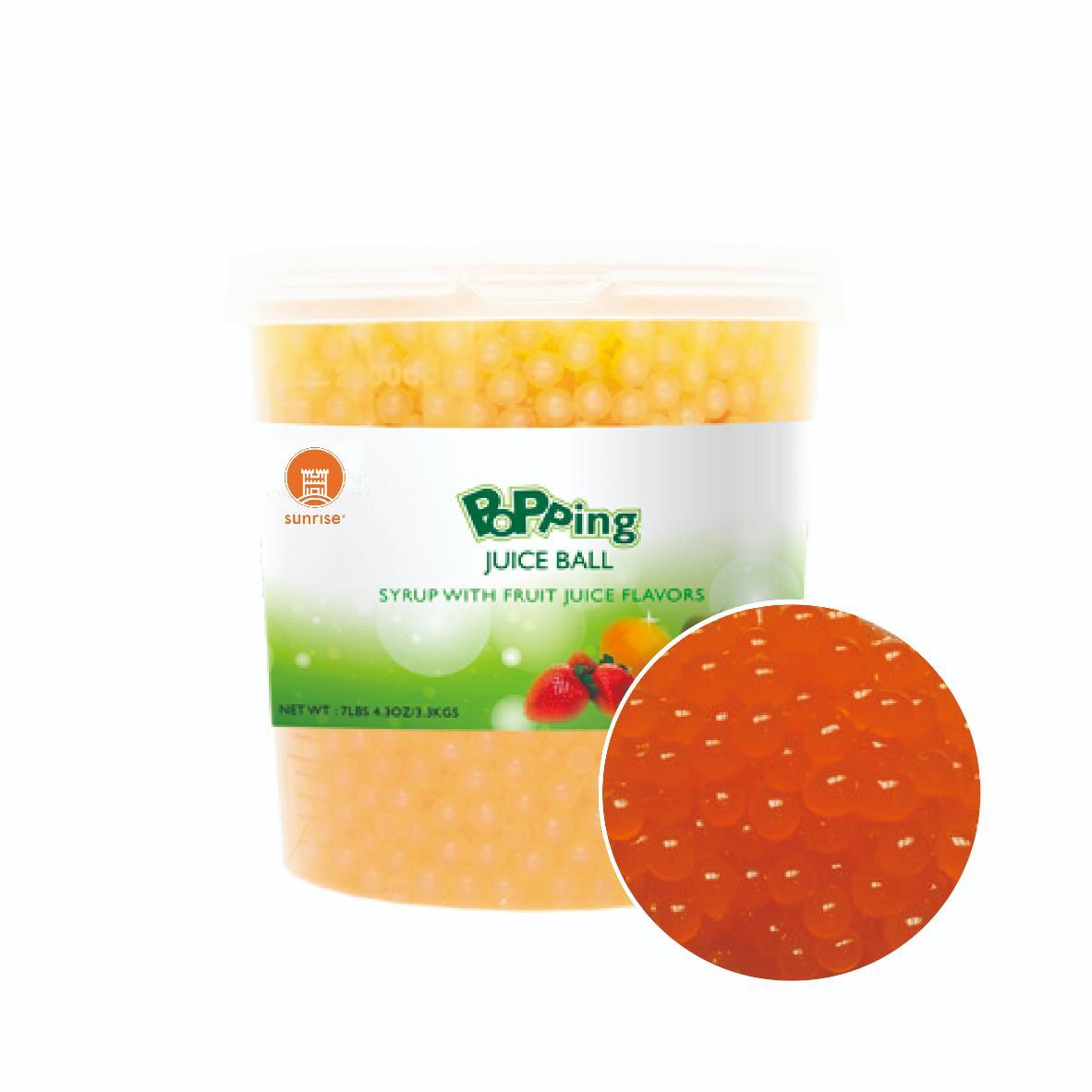 Orange Popping Juice Ball