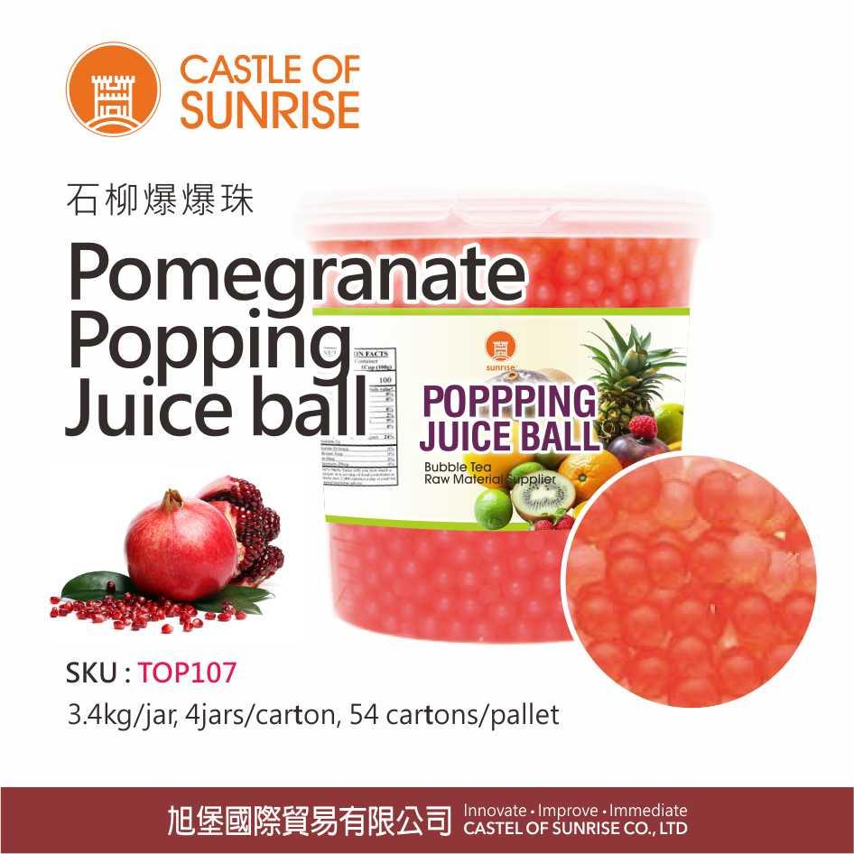 Pomegranate Popping Juice Ball