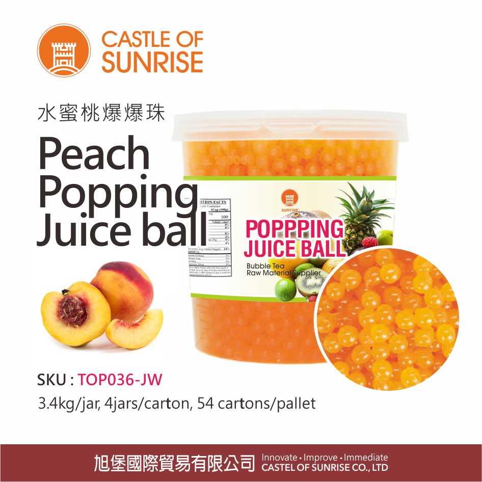 Peach Popping Juice Ball