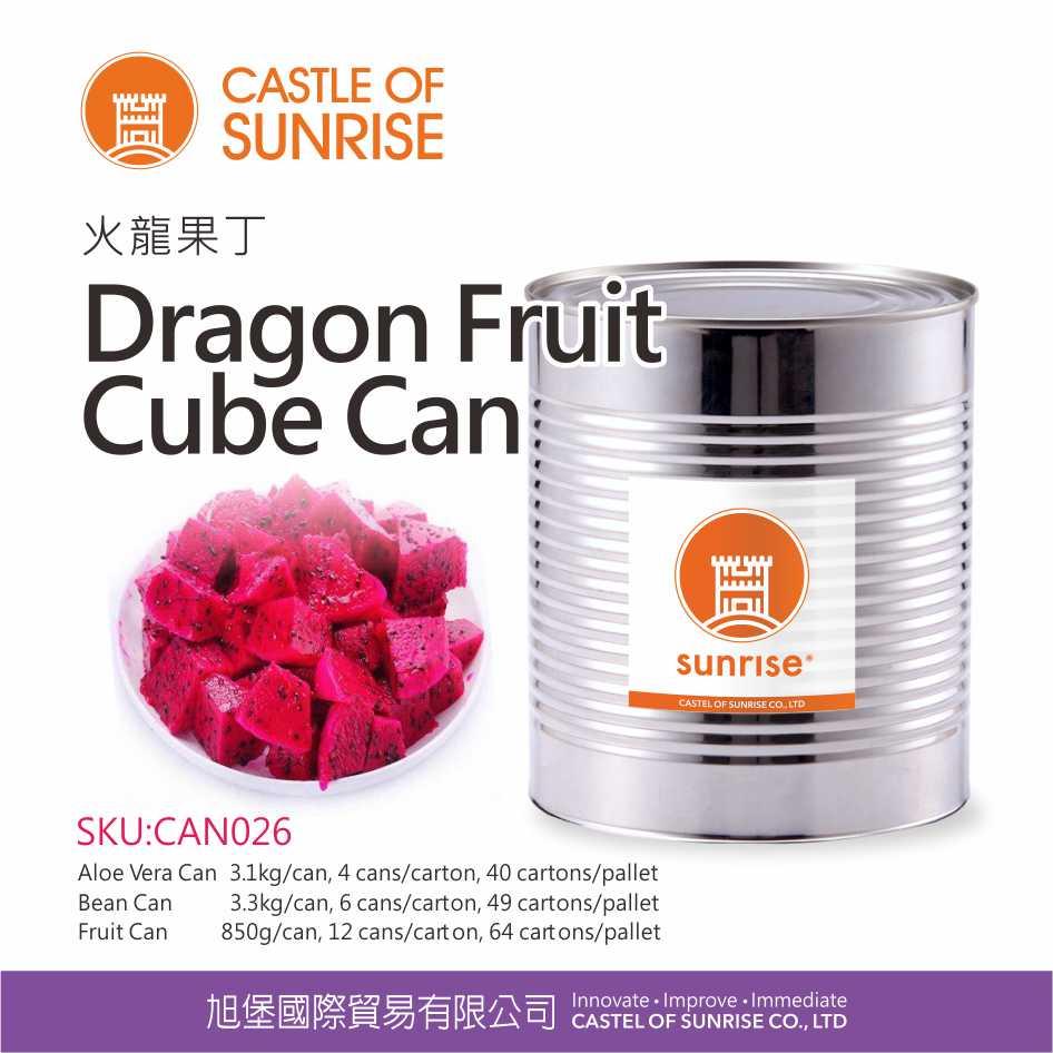 Dragon Fruit  Cube Can